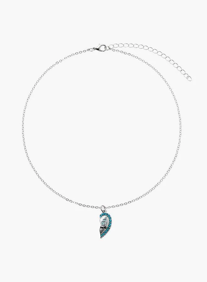 فلورا بيلا من شو إكسبرس Butterfly Bff Pendant Necklace With Lobster Clasp Closure - Set Of 2